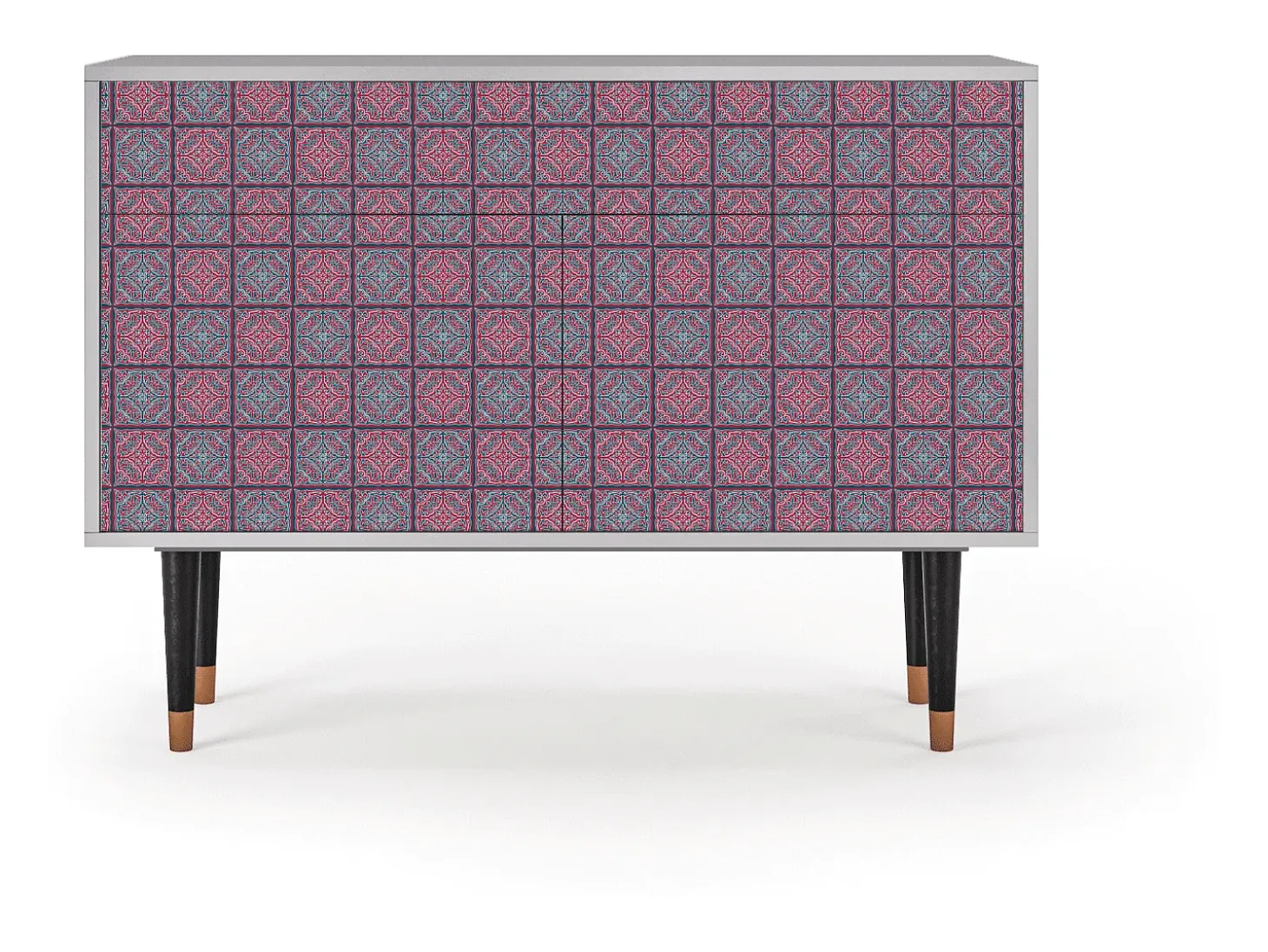 Aparador - 115x85x48 cm - BS4 - Riviera Mosaic, Gris