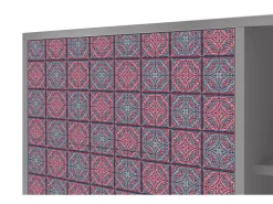 Aparador - 125x98x48 cm - BS2 - Riviera Mosaic, Gris