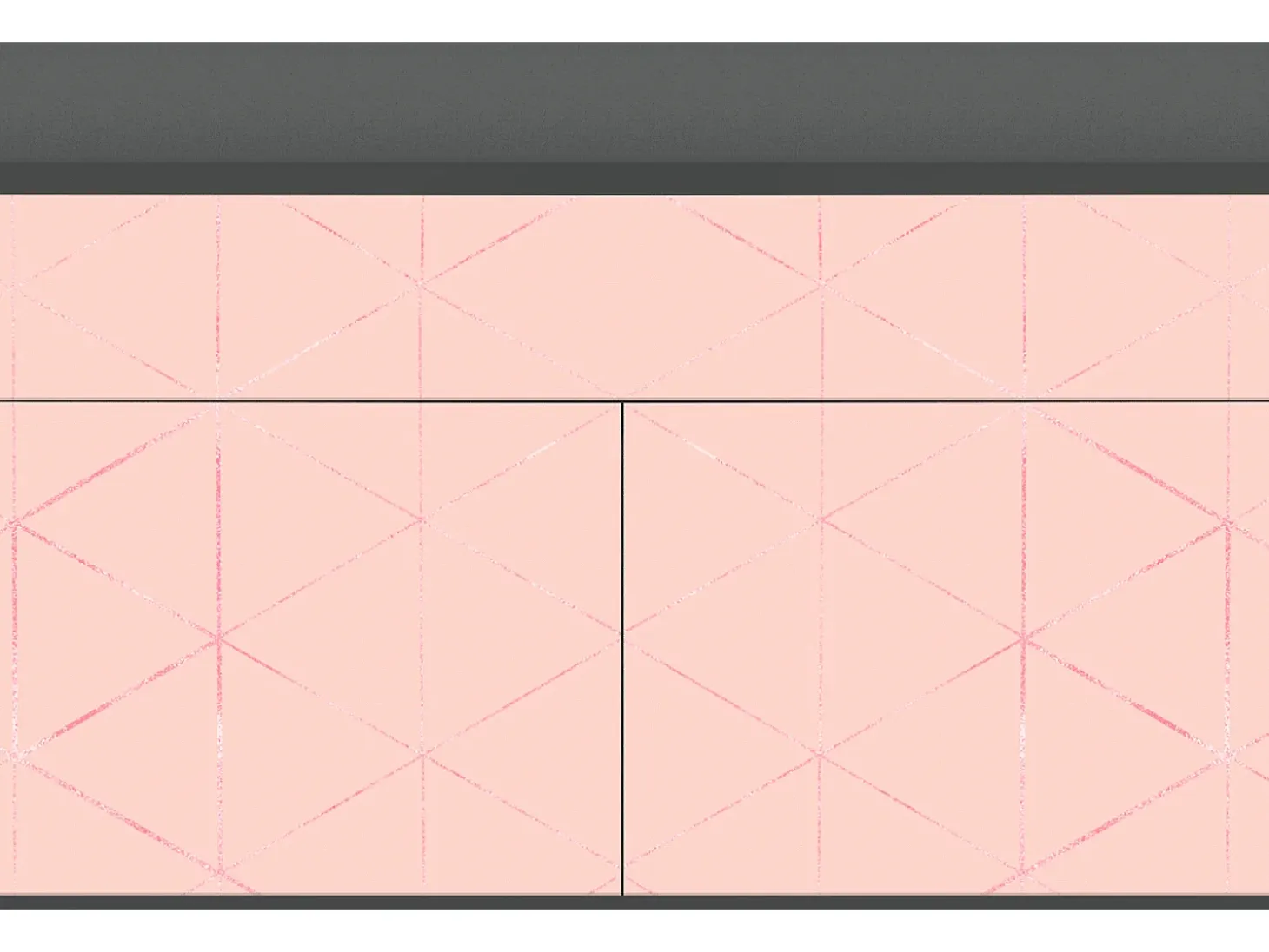 Aparador - 115x85x48 cm - BS4 - Rose Quartz, Antracita