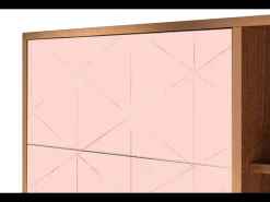 Aparador - 125x98x48 cm - BS2 - Rose Quartz, Nogal