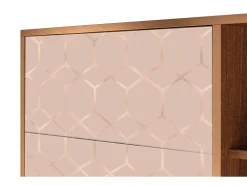 Aparador - 125x98x48 cm - BS2 - Rose Honeycomb, Nogal