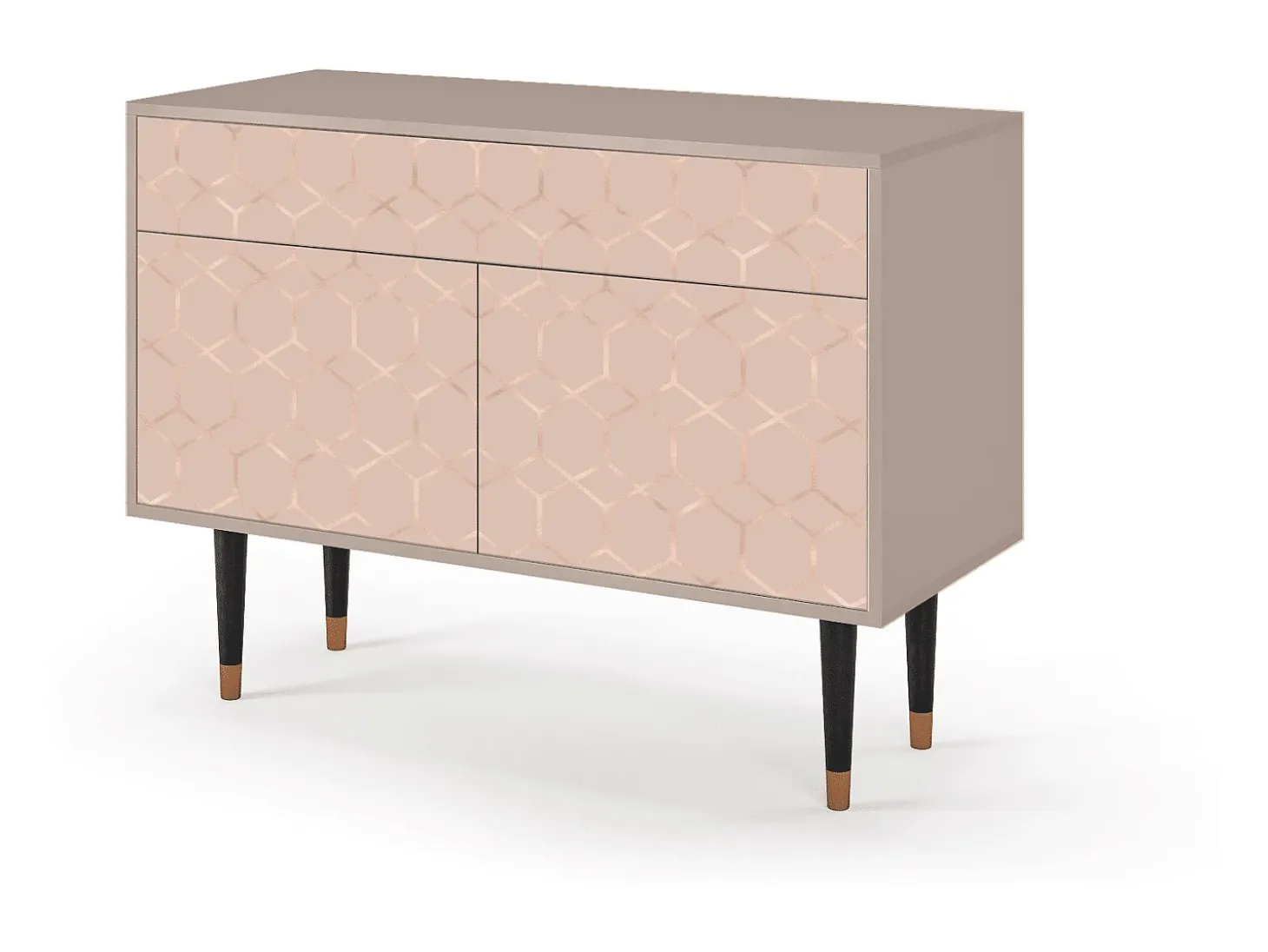 Aparador - 115x85x48 cm - BS4 - Rose Honeycomb, Latte