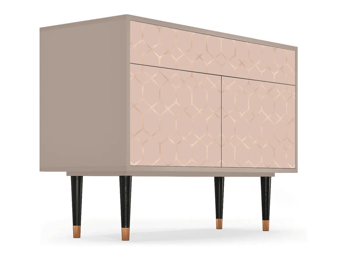 Aparador - 115x85x48 cm - BS4 - Rose Honeycomb, Latte
