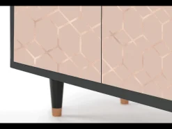 Aparador - 94x96x48 cm - BS3 - Rose Honeycomb, Antracita