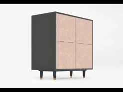 Aparador - 94x96x48 cm - BS3 - Rose Honeycomb, Antracita