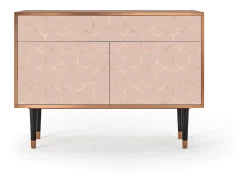Aparador - 115x85x48 cm - BS4 - Rose Honeycomb, Nogal