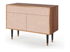 Aparador - 115x85x48 cm - BS4 - Rose Honeycomb, Nogal