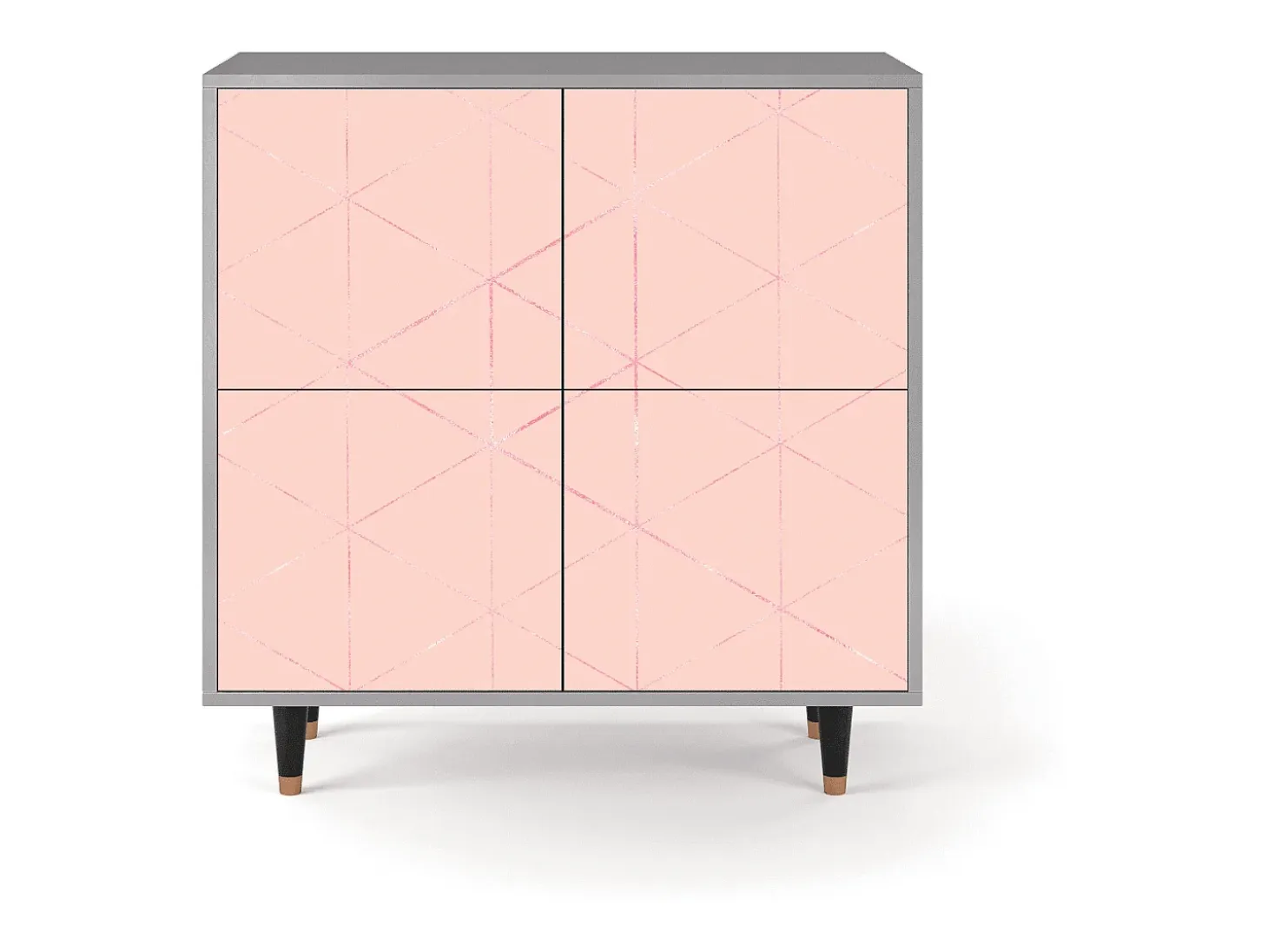 Aparador - 94x96x48 cm - BS3 - Rose Quartz, Gris