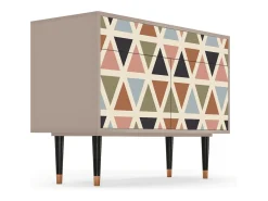 Aparador - 115x85x48 cm - BS4 - Royal Triangles, Latte