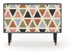 Aparador - 115x85x48 cm - BS4 - Royal Triangles, Antracita