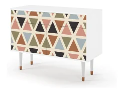 Aparador - 115x85x48 cm - BS4 - Royal Triangles, Blanco