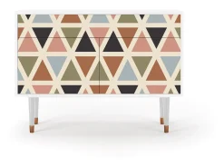 Aparador - 115x85x48 cm - BS4 - Royal Triangles, Blanco