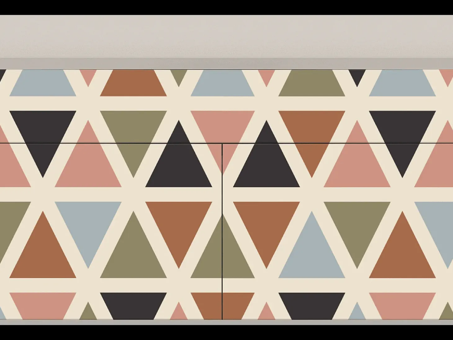Aparador - 115x85x48 cm - BS4 - Royal Triangles, Arena