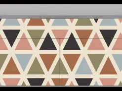 Aparador - 115x85x48 cm - BS4 - Royal Triangles, Gris