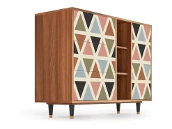 Aparador - 125x98x48 cm - BS2 - Royal Triangles, Nogal