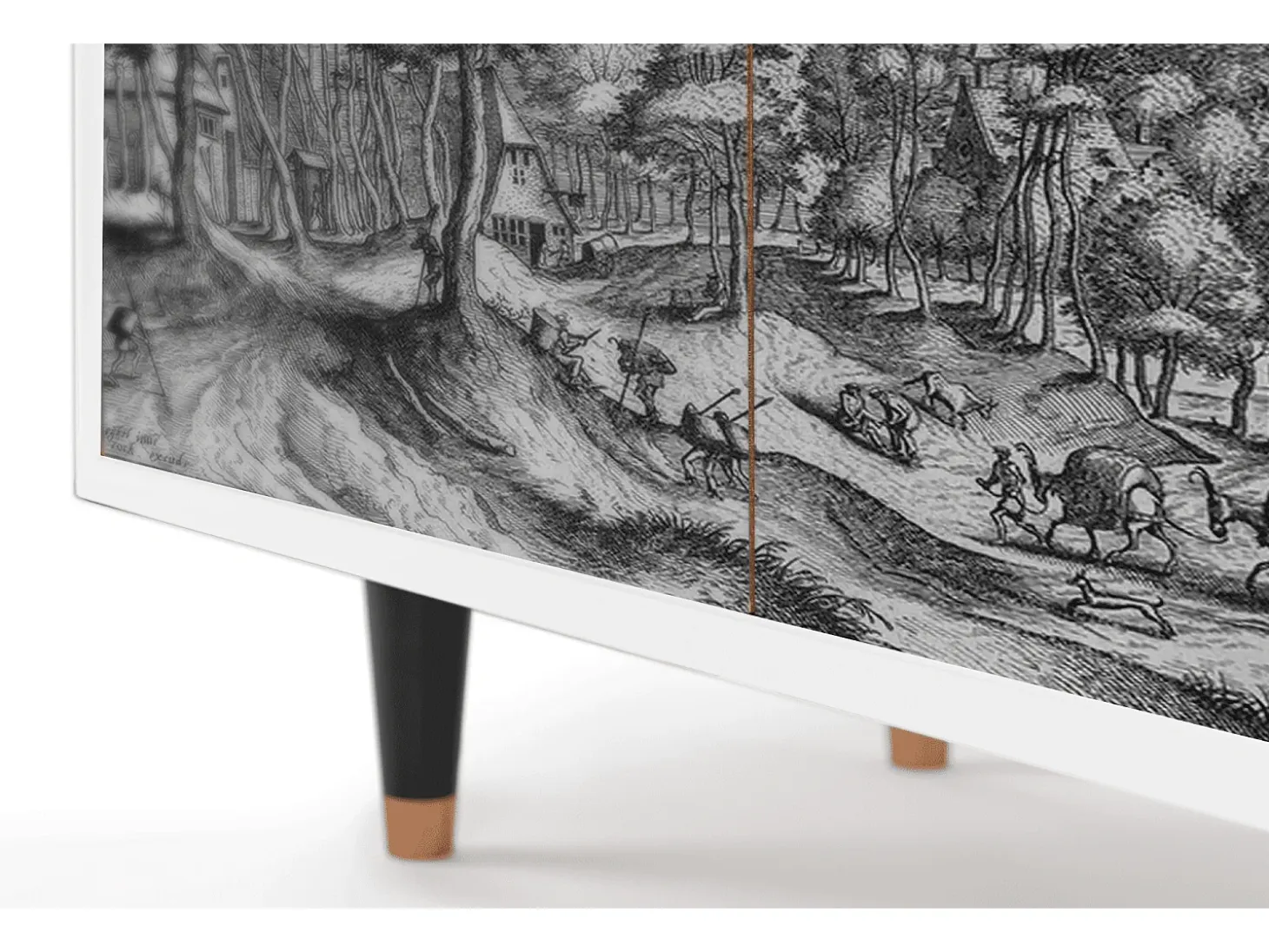 Aparador - 94x96x48 cm - BS3 - Rusticorum, Blanco