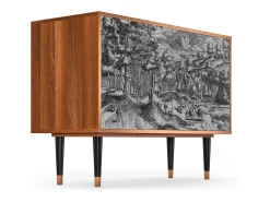 Aparador - 115x85x48 cm - BS4 - Rusticorum, Nogal