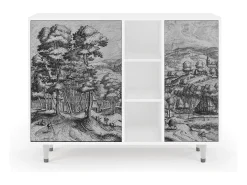 Aparador - 125x98x48 cm - BS2 - Rusticorum, Blanco