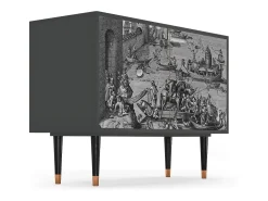 Aparador - 115x85x48 cm - BS4 - Saint Martin, Antracita