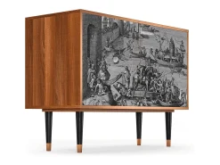 Aparador - 115x85x48 cm - BS4 - Saint Martin, Nogal
