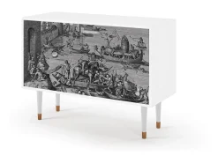 Aparador - 115x85x48 cm - BS4 - Saint Martin, Blanco