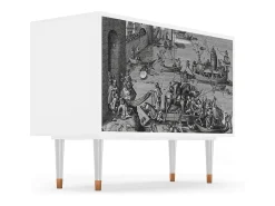 Aparador - 115x85x48 cm - BS4 - Saint Martin, Blanco