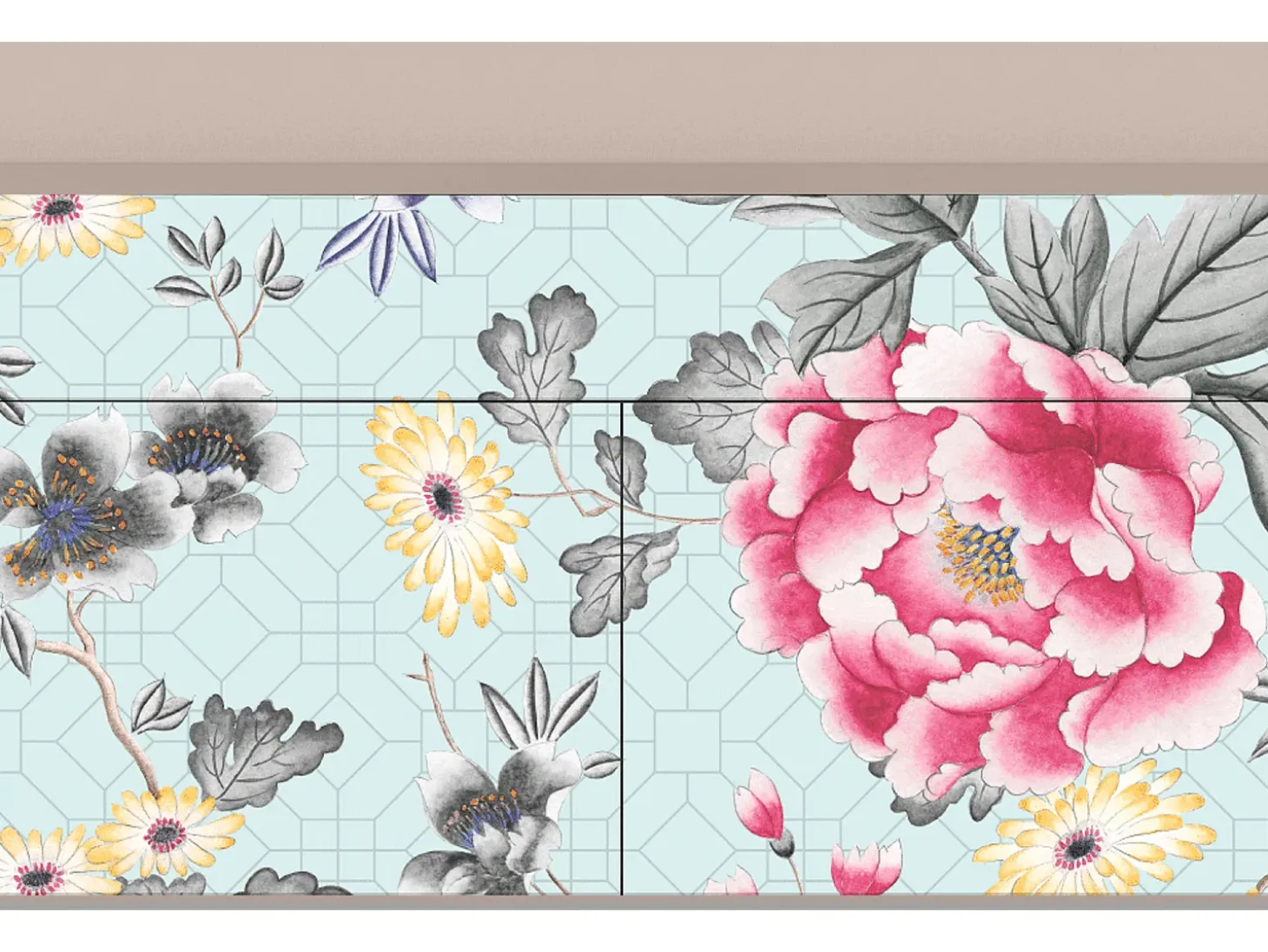 Aparador - 115x85x48 cm - BS4 - Sky Garden, Latte