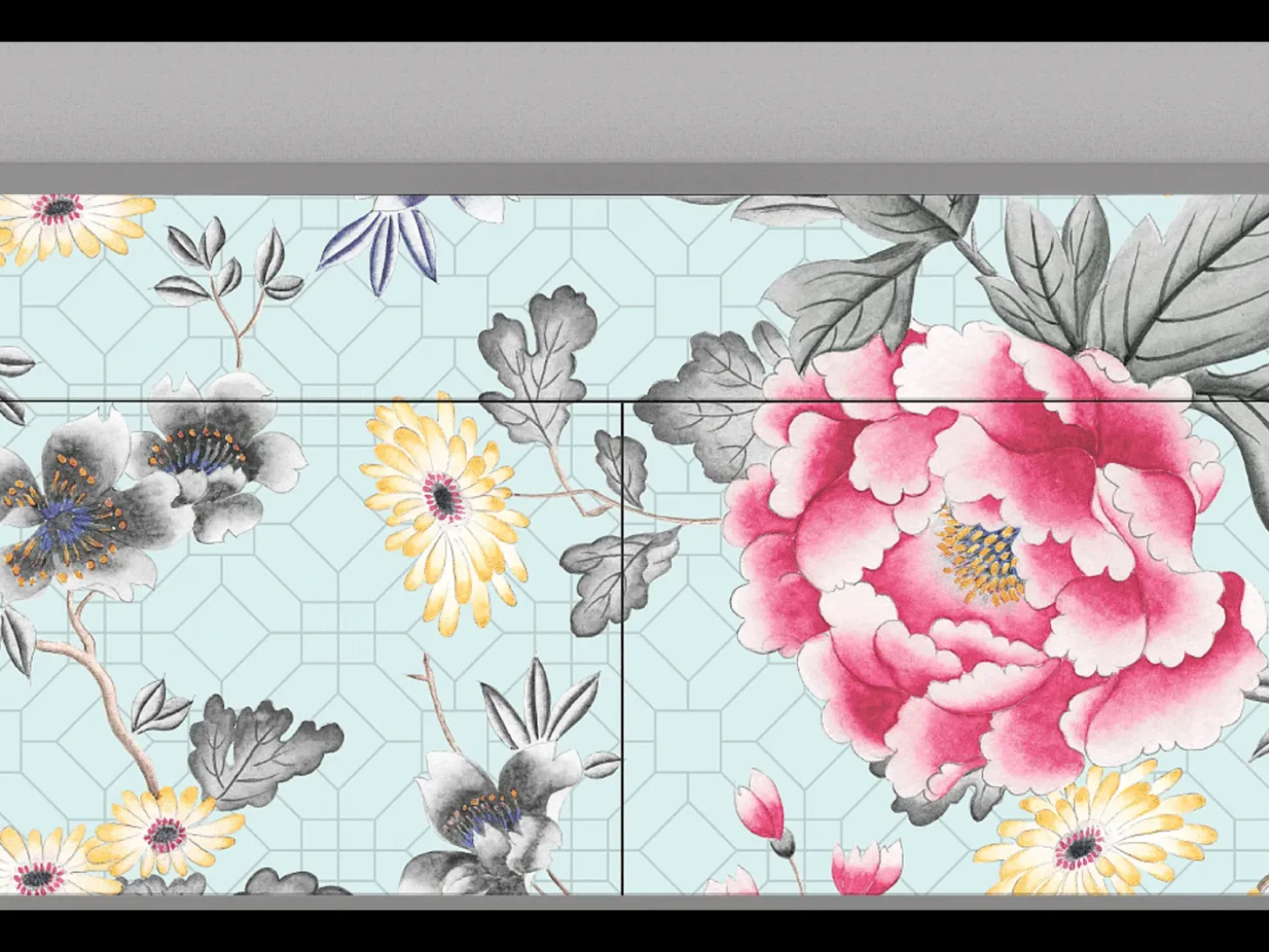Aparador - 115x85x48 cm - BS4 - Sky Garden, Gris