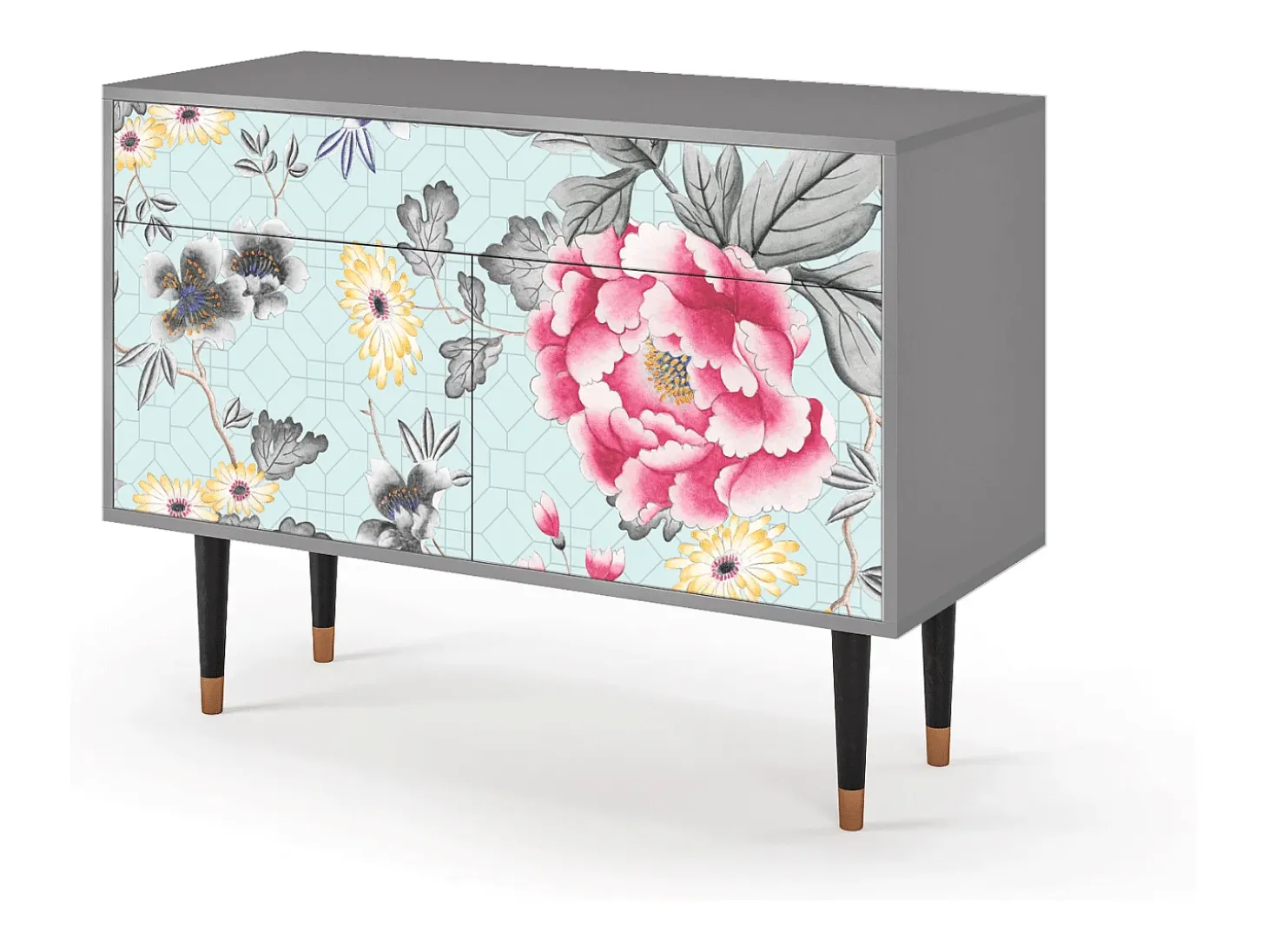 Aparador - 115x85x48 cm - BS4 - Sky Garden, Gris