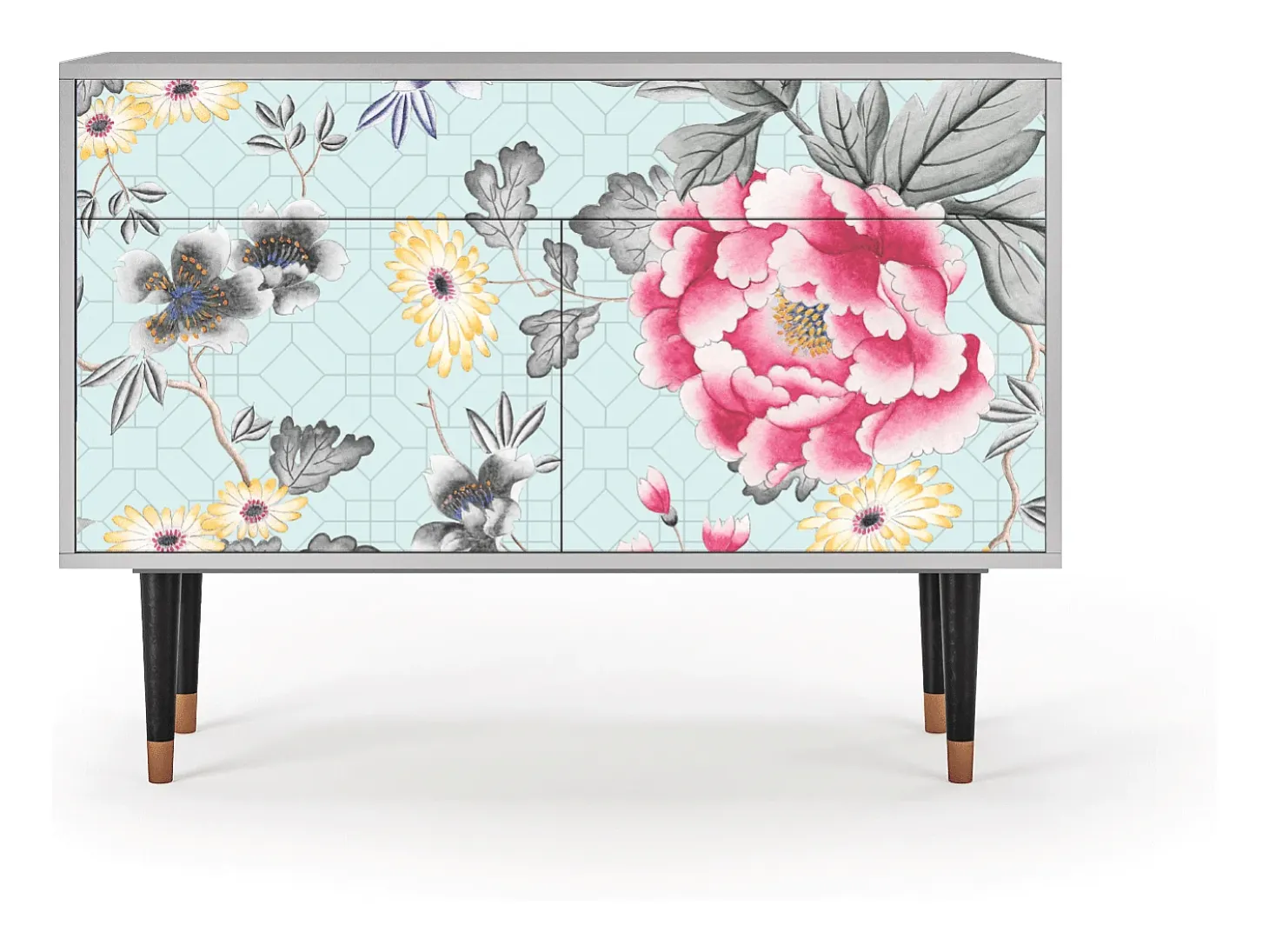 Aparador - 115x85x48 cm - BS4 - Sky Garden, Gris