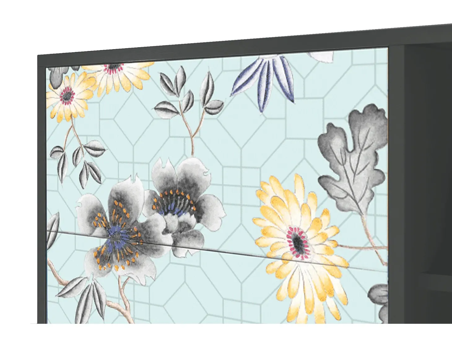 Aparador - 125x98x48 cm - BS2 - Sky Garden, Antracita