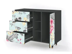 Aparador - 125x98x48 cm - BS2 - Sky Garden, Antracita