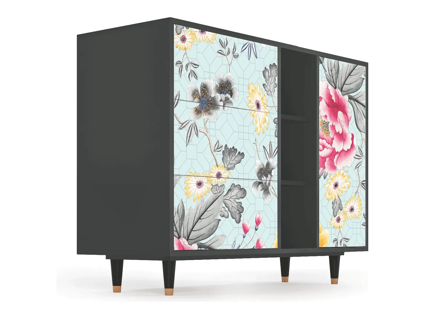 Aparador - 125x98x48 cm - BS2 - Sky Garden, Antracita