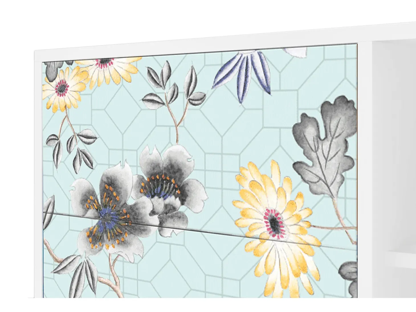 Aparador - 125x98x48 cm - BS2 - Sky Garden, Blanco