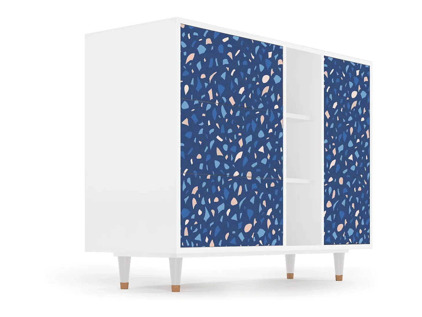 Aparador - 125x98x48 cm - BS2 - Soap Whirpool, Blanco