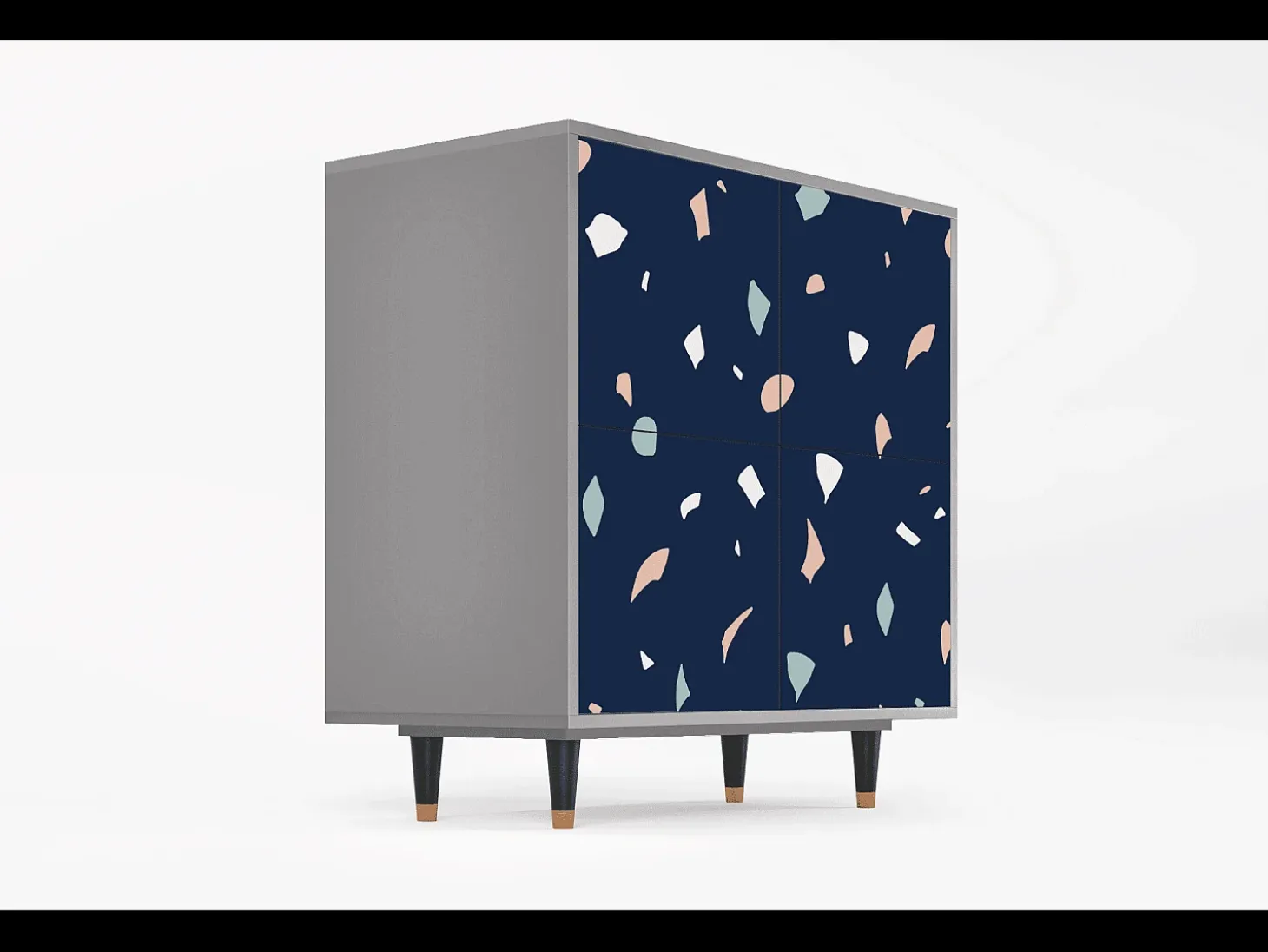Aparador - 94x96x48 cm - BS3 - Space Satellites, Gris