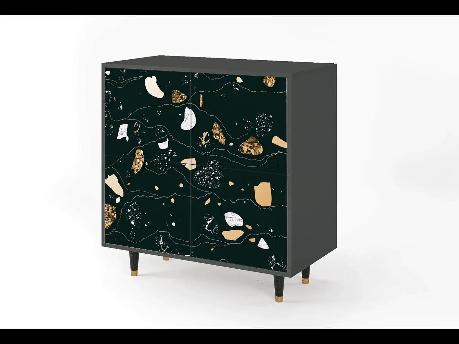 Aparador - 94x96x48 cm - BS3 - Space Rocks, Antracita