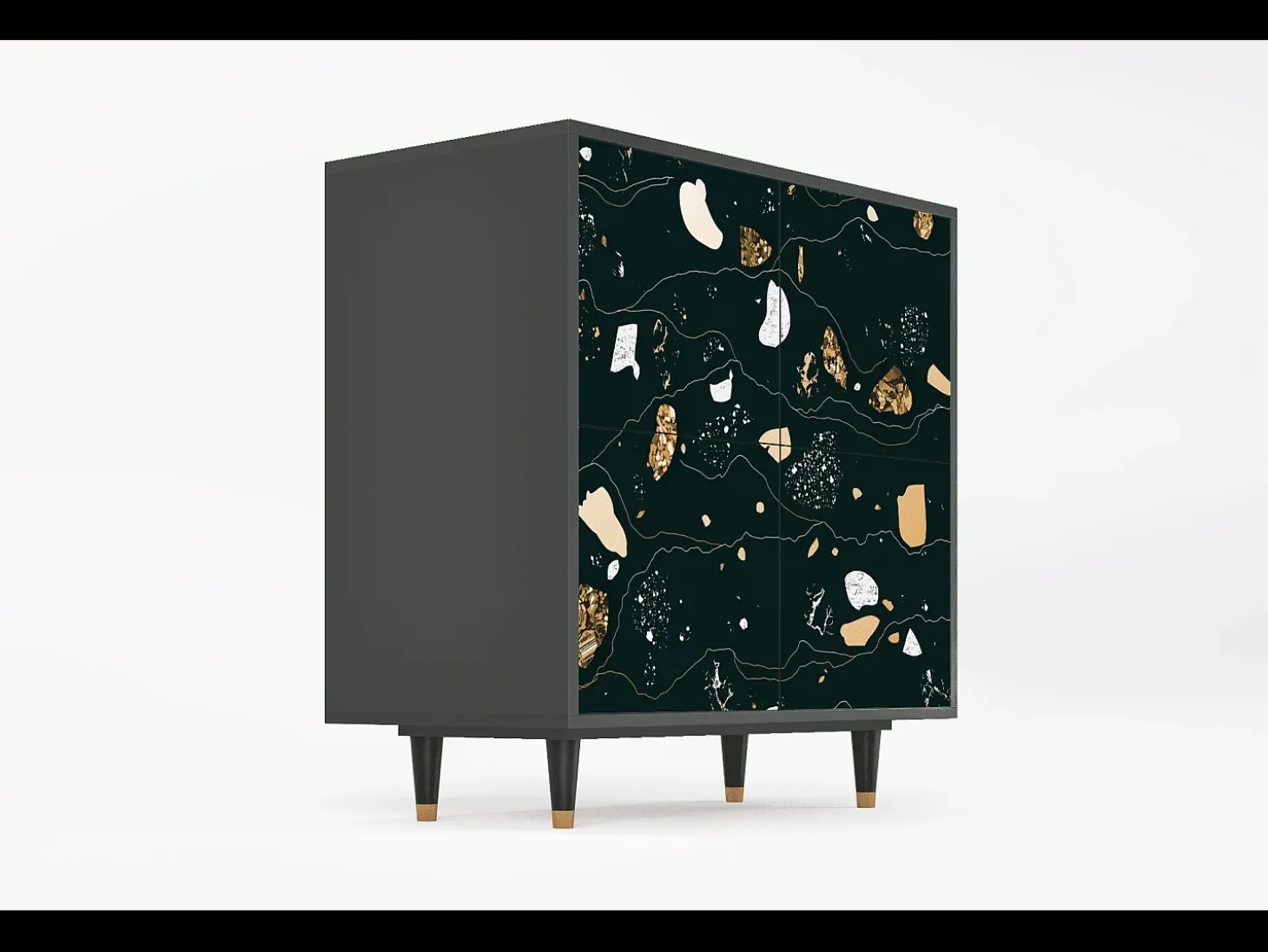 Aparador - 94x96x48 cm - BS3 - Space Rocks, Antracita