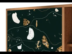 Aparador - 125x98x48 cm - BS2 - Space Rocks, Nogal