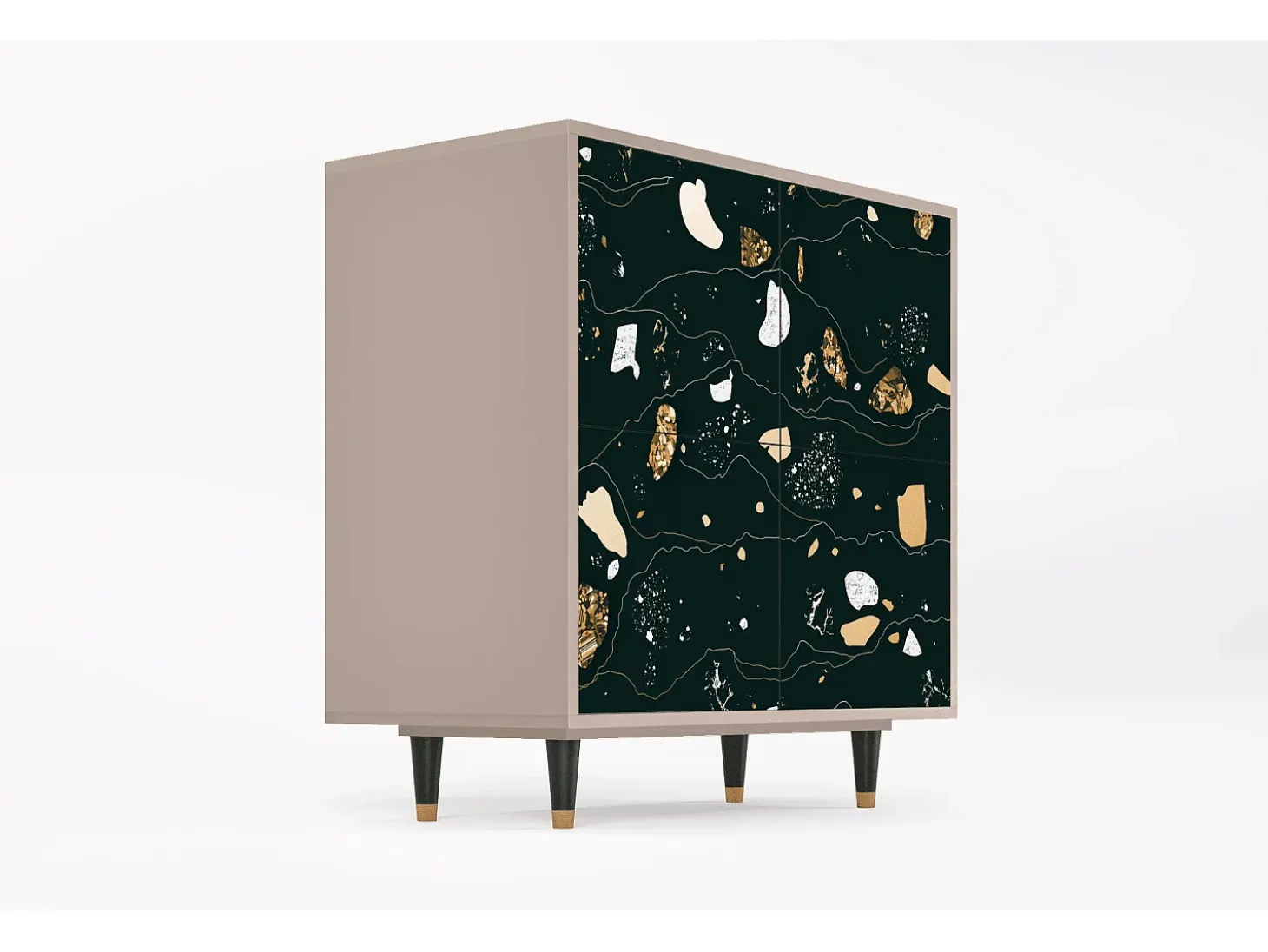 Aparador - 94x96x48 cm - BS3 - Space Rocks, Latte