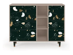 Aparador - 125x98x48 cm - BS2 - Space Rocks, Latte