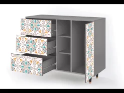 Aparador - 125x98x48 cm - BS2 - Spring Ceramics, Gris