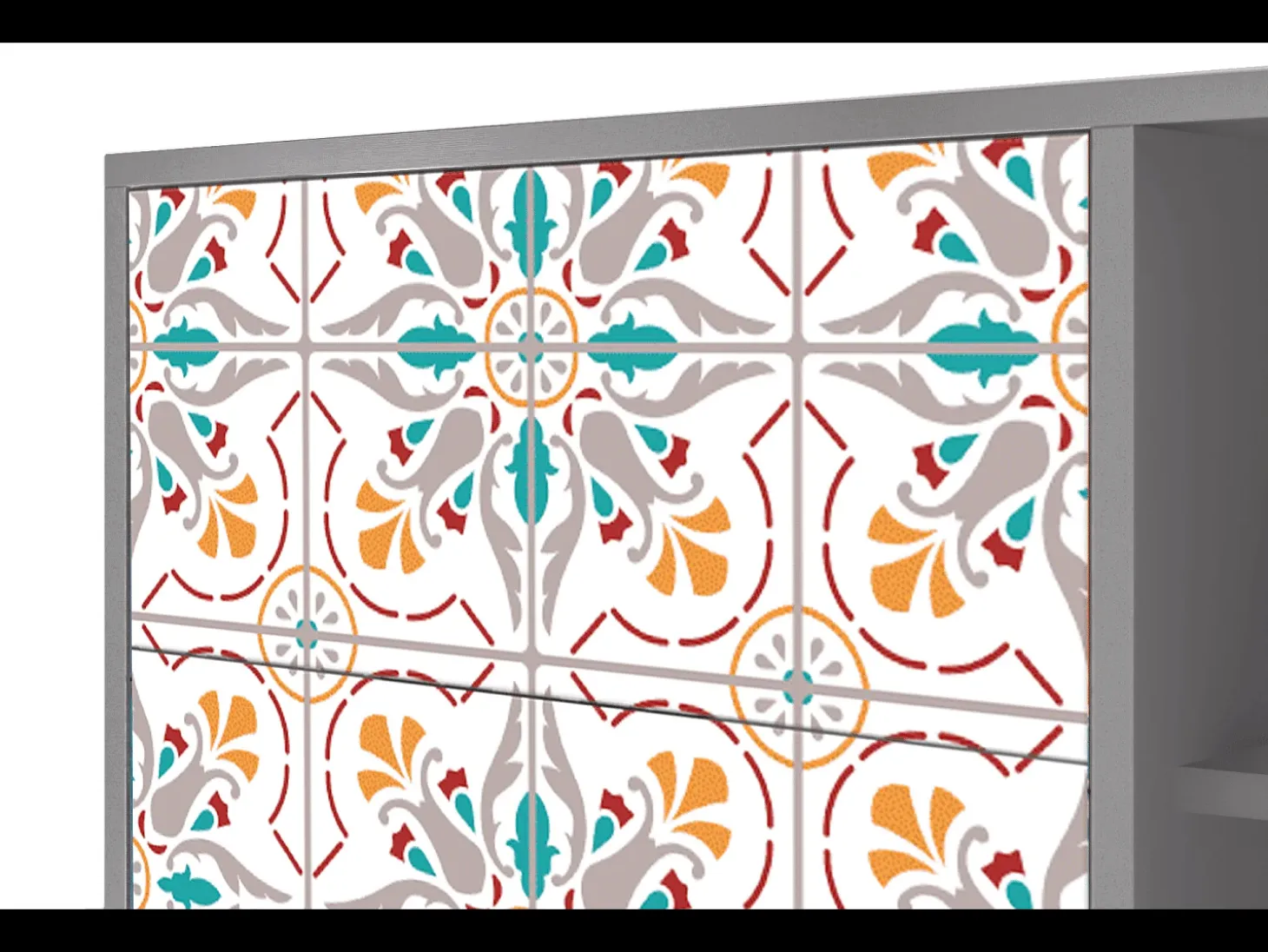 Aparador - 125x98x48 cm - BS2 - Spring Ceramics, Gris