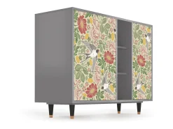 Aparador - 125x98x48 cm - BS2 - Spring Swallow, Gris