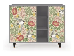 Aparador - 125x98x48 cm - BS2 - Spring Swallow, Gris