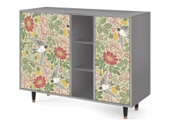 Aparador - 125x98x48 cm - BS2 - Spring Swallow, Gris