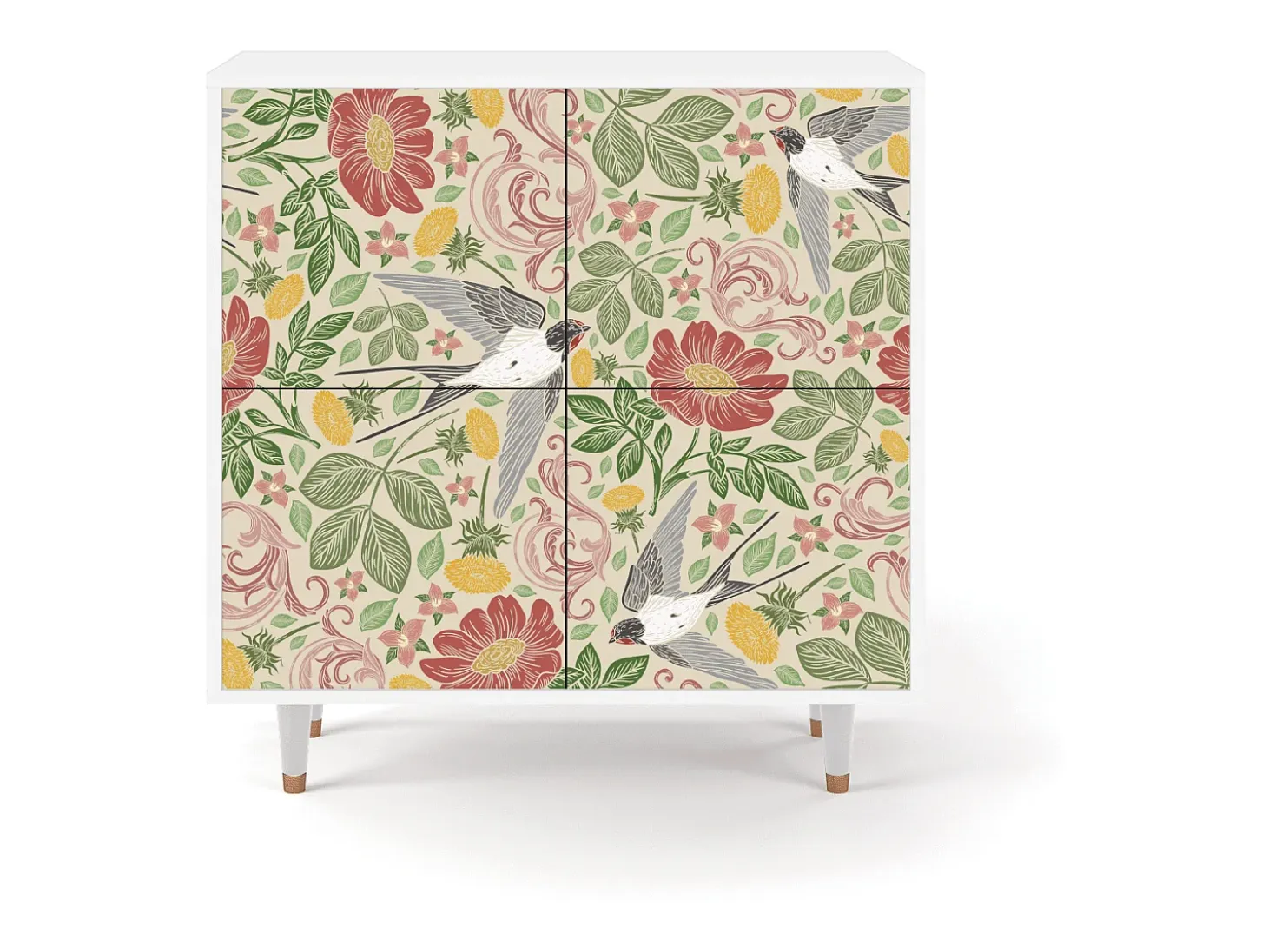 Aparador - 94x96x48 cm - BS3 - Spring Swallow, Blanco
