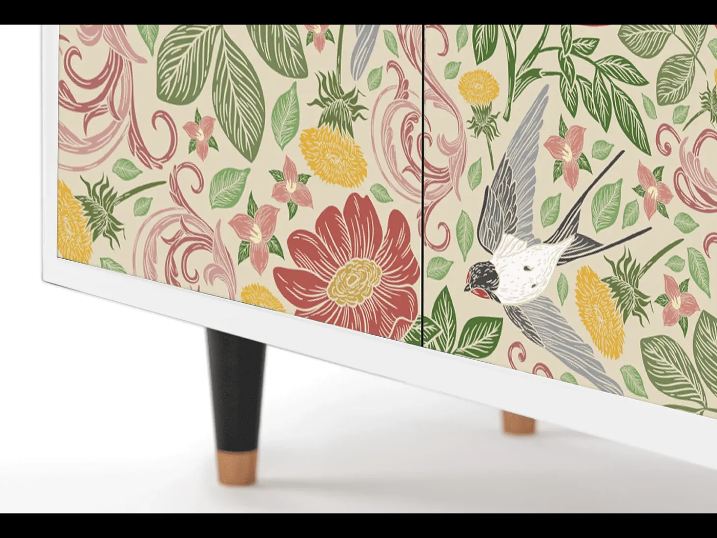 Aparador - 94x96x48 cm - BS3 - Spring Swallow, Blanco