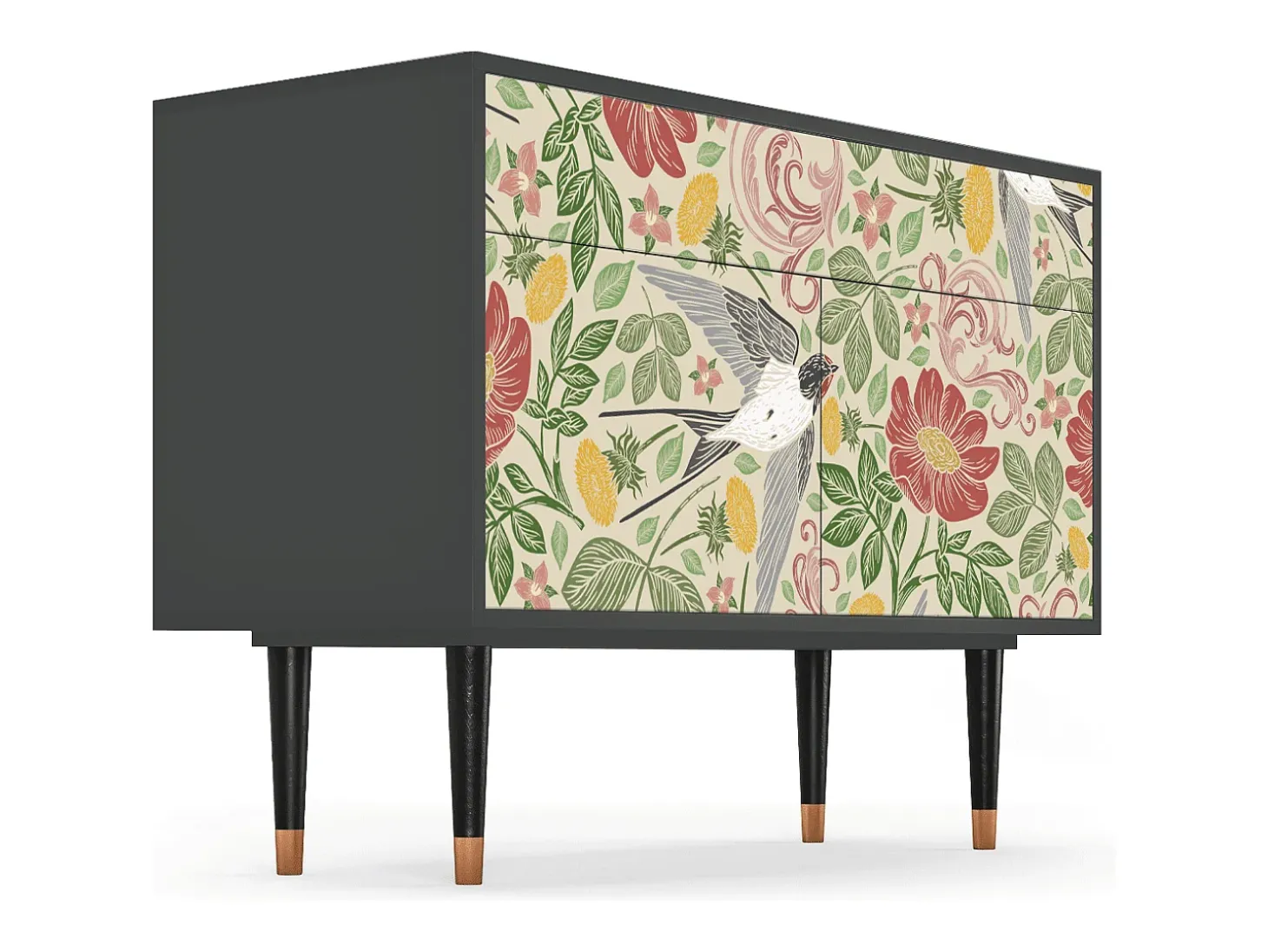Aparador - 115x85x48 cm - BS4 - Spring Swallow, Antracita