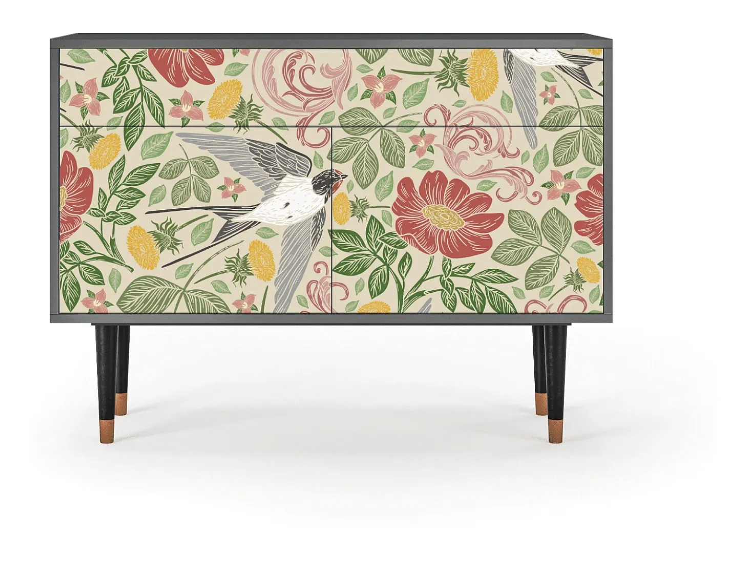 Aparador - 115x85x48 cm - BS4 - Spring Swallow, Antracita